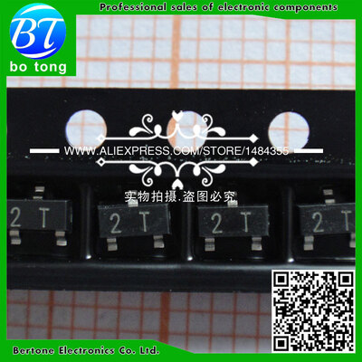 

500PCS New MMBT4403LT1G MMBT4403 2N4403 0.6A 40V Marking code 2T PNP transistor SOT23