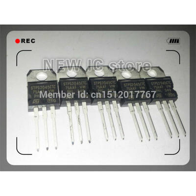 

10pcslot 100 New Original STPS2045CT STPS2045 STPS2045CTC TO220