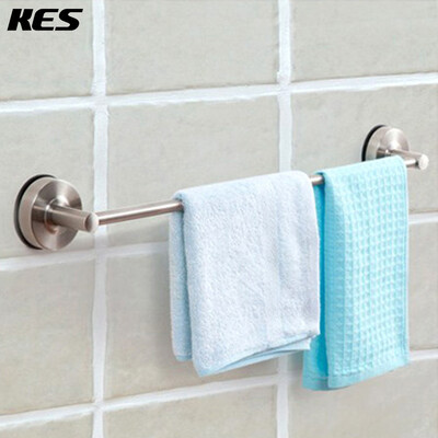 

KES A6200B Bathroom Lavatory Single Towel Bar 24-Inch Strong Suction Cup, Brushed Stainless Steel