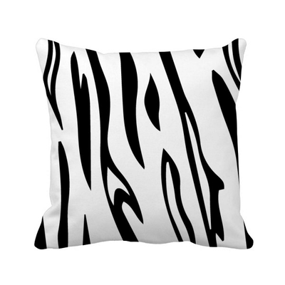 

Zebra Animal Art Grain Illustration Pattern Square Throw Pillow Insert Cushion Cover Home Sofa Decor Gift