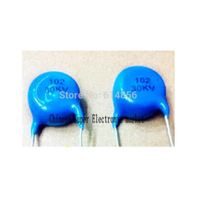 

10PCS 30KV 1000PF 102 High Voltage Ceramic Capacitor