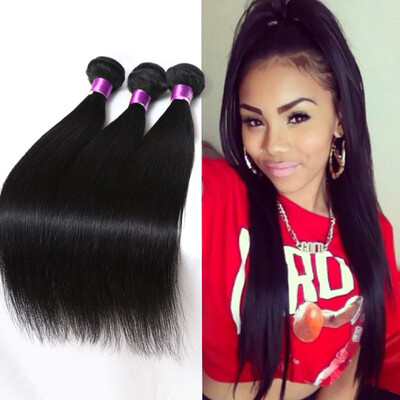 

Peruvian Virgin Hair Straight 4pcs lot Grade 7A Human Hair Extensions 100 Unprocessed Brazilian Malaysian Peruvian Human Hair