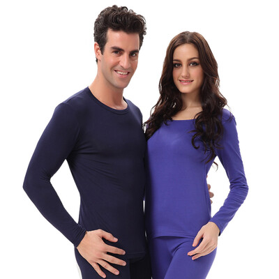 

Antarctic Qiuyi Qiuku men&women stretch cotton autumn clothes long pants bottoming cotton sweater youth middle-aged thermal underwear set NE63D1011112 female violet L