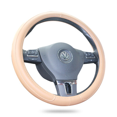 

BOLISH Corolla steering wheel cover new Civic sagitar LaVida Carra Jetta Baolai Yinglang Sylphy set four seasons universal BT01 khaki