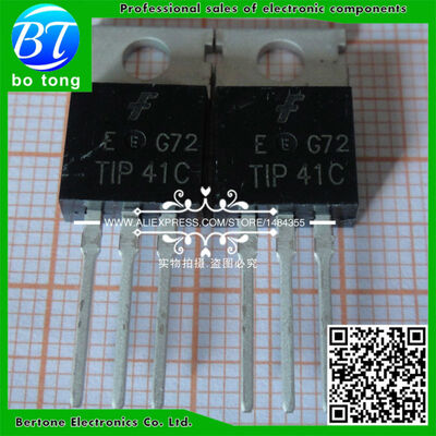 

Free shipping 10pcslot TIP41C TIP41 FAIRCHILD TRANS GP NPN 6A 100V TO-220 Best quality