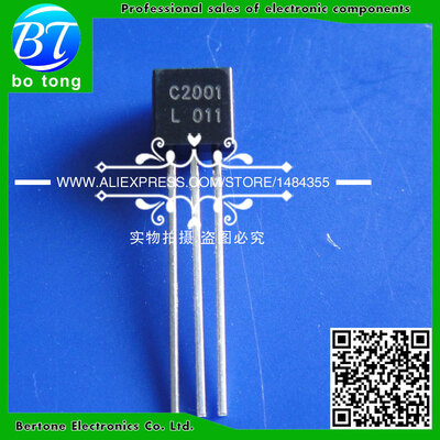 

1000PCS 2SC2001 C2001 NPN 25V 0.07A TO-92 Free shipping