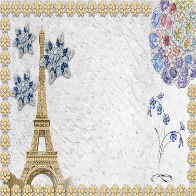 

Пользовательские 3d-росписи обои гостиная комната ванная комната ванная комната ретро украшенные бриллиантами кристаллы