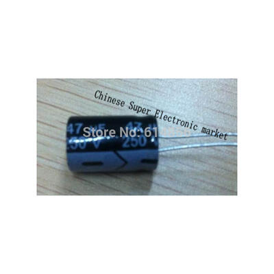 

20PCS 250V 47UF 1325 DIP aluminum Electrolytic capacitor