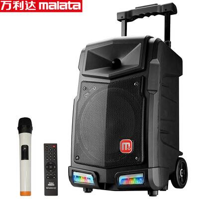 

Malata KS12 Rod outdoor audio player live karaoke shouting Mai original sound square dance speaker black