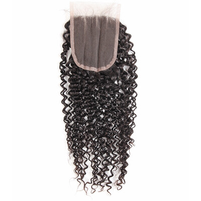 

Sparkle Diva Kinky Curly Lace Closure 100 Human Hair Natural Color Remy Hair 4x4 With Baby Hair 130 Density