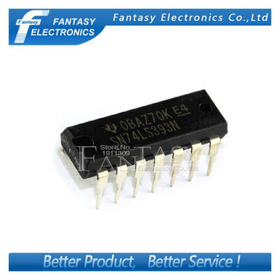 

10PCS SN74LS393N DIP14 SN74LS393 DIP 74LS393N 74LS393 new and original IC free shipping