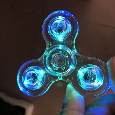 

2018 New Cool Crystal hand spinner Colorful shiny Office decompression toys Kids toys Child gift Free shipping