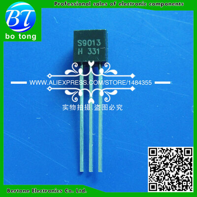 

Free Shipping 100pcs/lot S9013 9013 TO-92 0.5A/40V NPN transistor