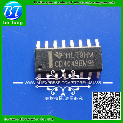 

20pcs free shipping CD4049BM CD4049 HEF4049BT HEF4049 SOP-16
