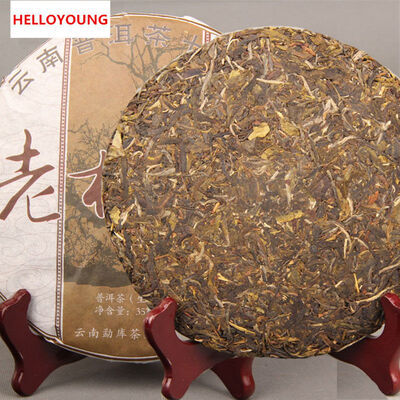 

C-PE023 China Yunnan Raw Pu'er tea 357g China Natural organic tea China Puer tea slimming health green food pu er cha