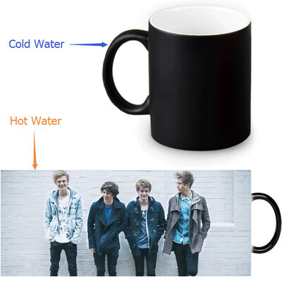 

Vamp 350ml / 12oz Heat Show Show Mug Color Change Чашка кофе Чувствительные морфинг-кружки Волшебная чашка для чайных чашек