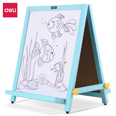 

Deli 8 desktop double-sided childrens drawing board 460400mm light blue
