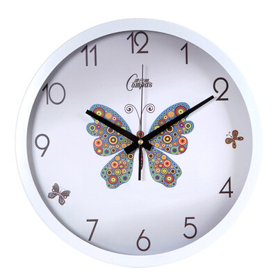 

COMPAS metal quartz clock clock mute clock wall clock living room bedroom wall clock wall clock CYS-119 white