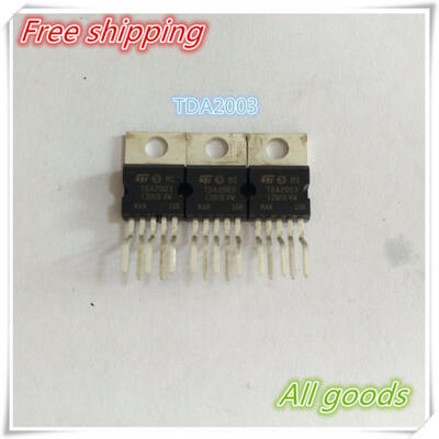

free shipping 20pcslot TDA2003 TDA2003AV 2003 TO220 Audio power amplifier chip