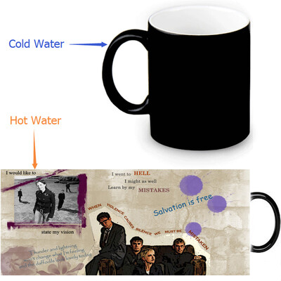 

The Cranberries 350ml12oz Heat Reveal Mug Color Change Coffee Cup Sensitive Morphing Mugs Magic Mug Milk Tea Cups