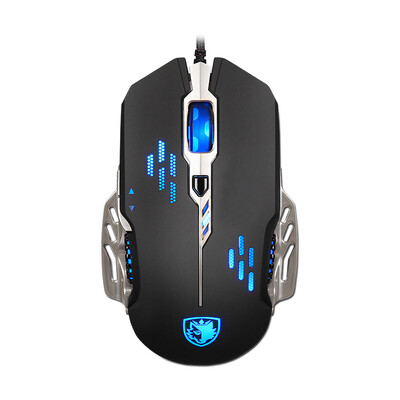 

Sades Flash Swim Gaming Wired Machine Макро программирование Мышь Jedi Выживание lol Counterfight cf Chicken Wrangler Computer USB Peripherals (Sports Edition Black)