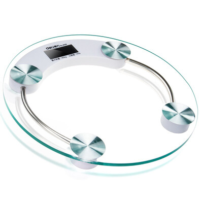 

дели 9028 электронных жидкокристаллический дисплей LCD шкалы круглого здоровья / весы / стекло тело шкалы