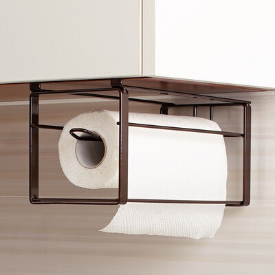 

Ou Runzhe hanging paper towel rack Japanese kitchen space design paper towel rack