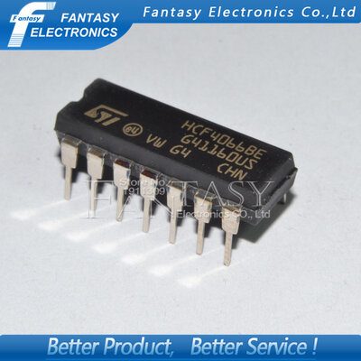 

50PCS HCF4066BE DIP14 HCF4066 DIP HCF4066BEY new and original IC free shipping