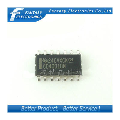 

100PCS CD4001BM96 SOP14 CD4001BM SOP CD4001 SMD new and original IC free shipping