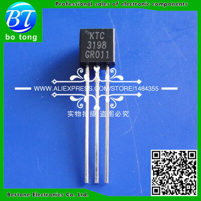 

Free Shipping 100pcslot DIP C3198 2SC3198Y 015A50V NPN Triode Transistor TO-92 Thyristor Special sales