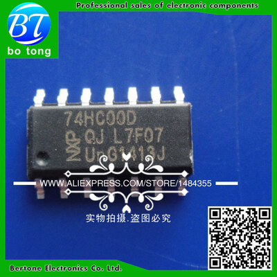 

200pcs free shipping 74HC00D 74HC00 SN74HC00D SOP-14