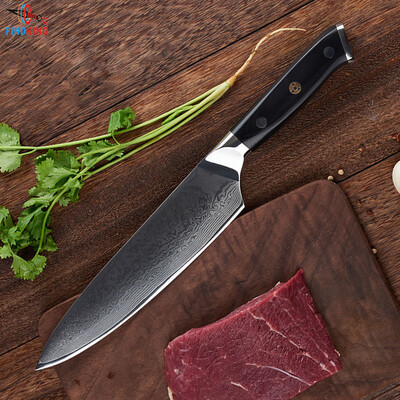 

Findking Новинка 2017 года G10 ручкой нож Дамаск 8 дюймов профессиональный нож шеф-повара 67 слоев японского Дамаск VG10 стали кух
