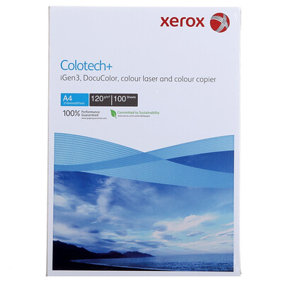 

Xerox Colotech + Цветная бумага 120 г A4 100 листов / сумка