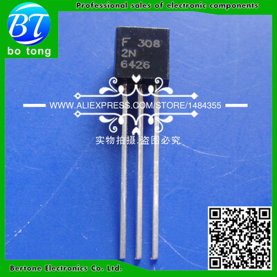 

Free shipping 2N6426 NPN 40V TO-92 Silicon Transistor 10PCSlot