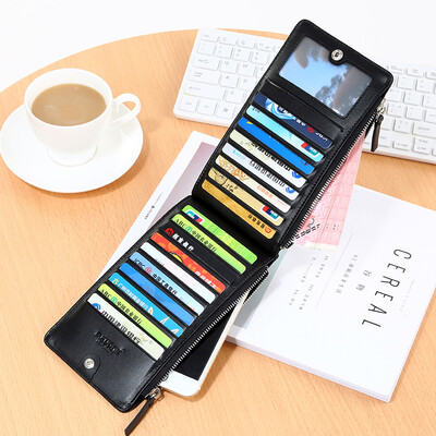 

Pi Keyou a Pkuone original Wang Goddess card package female first layer leather card sets casual fashion bank card card holder card holder P721097 noble black