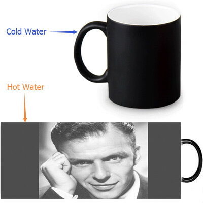 

Frank Sinatra 350ml12oz Heat Reveal Mug Color Change Coffee Cup Sensitive Morphing Mugs Magic Mug Milk Tea Cups