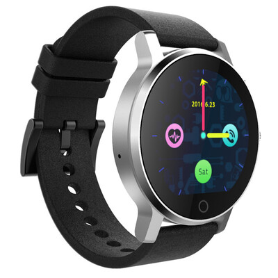 

Business Smart Watch Bluetooth-телефон Спорт-шагомер Heart Rate Sleep Monitor HD Круглый экран Браслет Android iOS Smartwatch