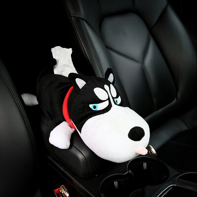 

Caraline car paper towel box car hanging sun visor armrest box car on the tray tray napkin car creative cartoon car supplies dice version