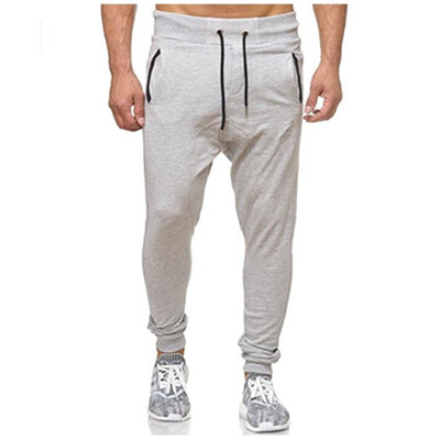

3XL Mens Fashion Trousers Cotton Casual Trousers Slim Fitness Running Trousers