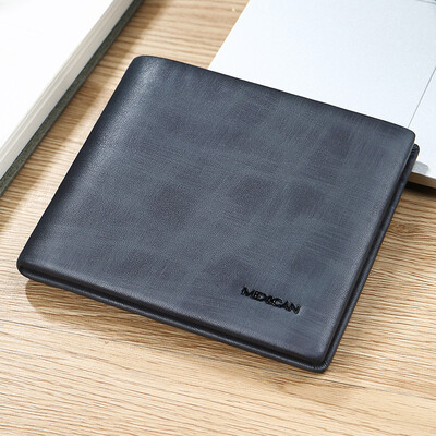 

Scarecrow MEXICAN wallet mens leather cross-section wallet first layer cowhide two fold short wallet multi-card card package MBO30971M-03 yellow brown