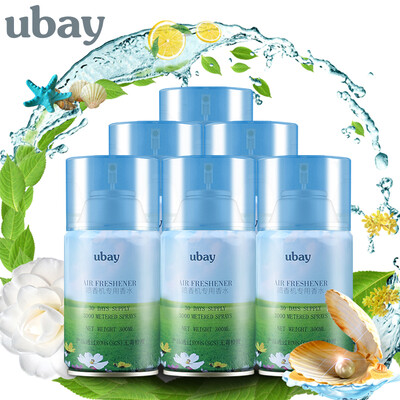 

Ubay aerosol dispenser fragrance household freshener air freshener toilet deodorant deodorant indoor aromatherapy flavoring fragrance perfume spray mixture 6 bottles S410