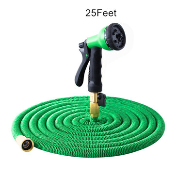 

VODOF 25Feet Garden Hose Expanding Magic Гибкий поливый шланг Пластиковый шланг с трубкой для шланга с распылителем