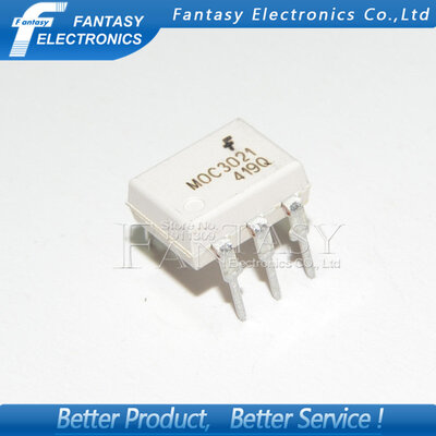 

50PCS MOC3021 DIP6 DIP new and original IC free shipping