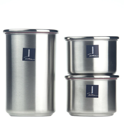 

Buildings Stainless Steel Storage Boxes 3pcs (480ML + 480ML + 1100ML) J-469