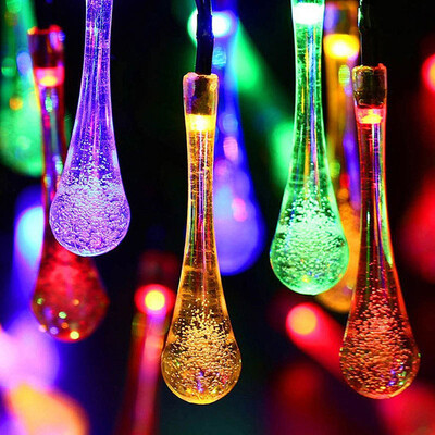 

Yuhuaze new solar waterproof decorative lights string romantic wish ball room string lights outdoor garden lights tea shop LED flashing lights