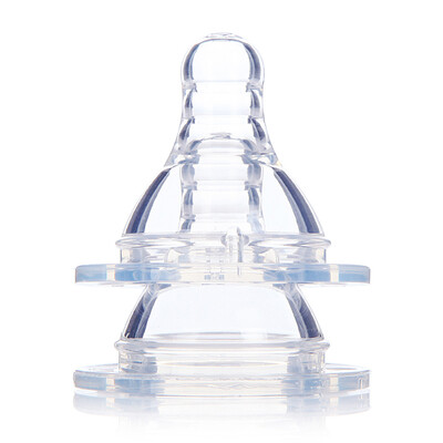 

IVORY pacifier wide caliber pacifier liquid silicone anti-flatulence baby pacifier  2 packs B62