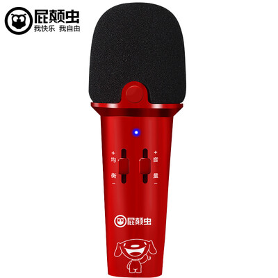 

Hifier MC-800 cone mobile phone microphone national karaoke anchor dedicated microphone Andrews Apple recording recording universal condenser McCain red
