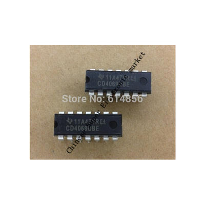 

25PCS CD4069UBE CD4069UB CD4069U CD4069 DIP-14 IC