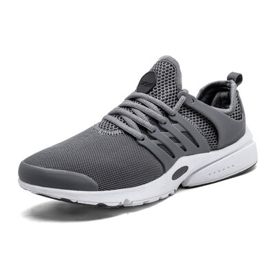 

2018 New Trend Mens Running Shoes Black Sneakers for Men Rubber Outsole Sport Shoes Man Breathable Gym Exercise Shoe 39-45