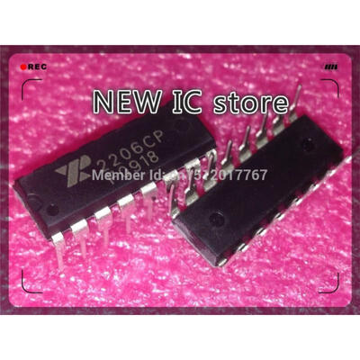 

Free shipping 2pcslot XR2206 XR2206CP DIP-16 100 new Best quality